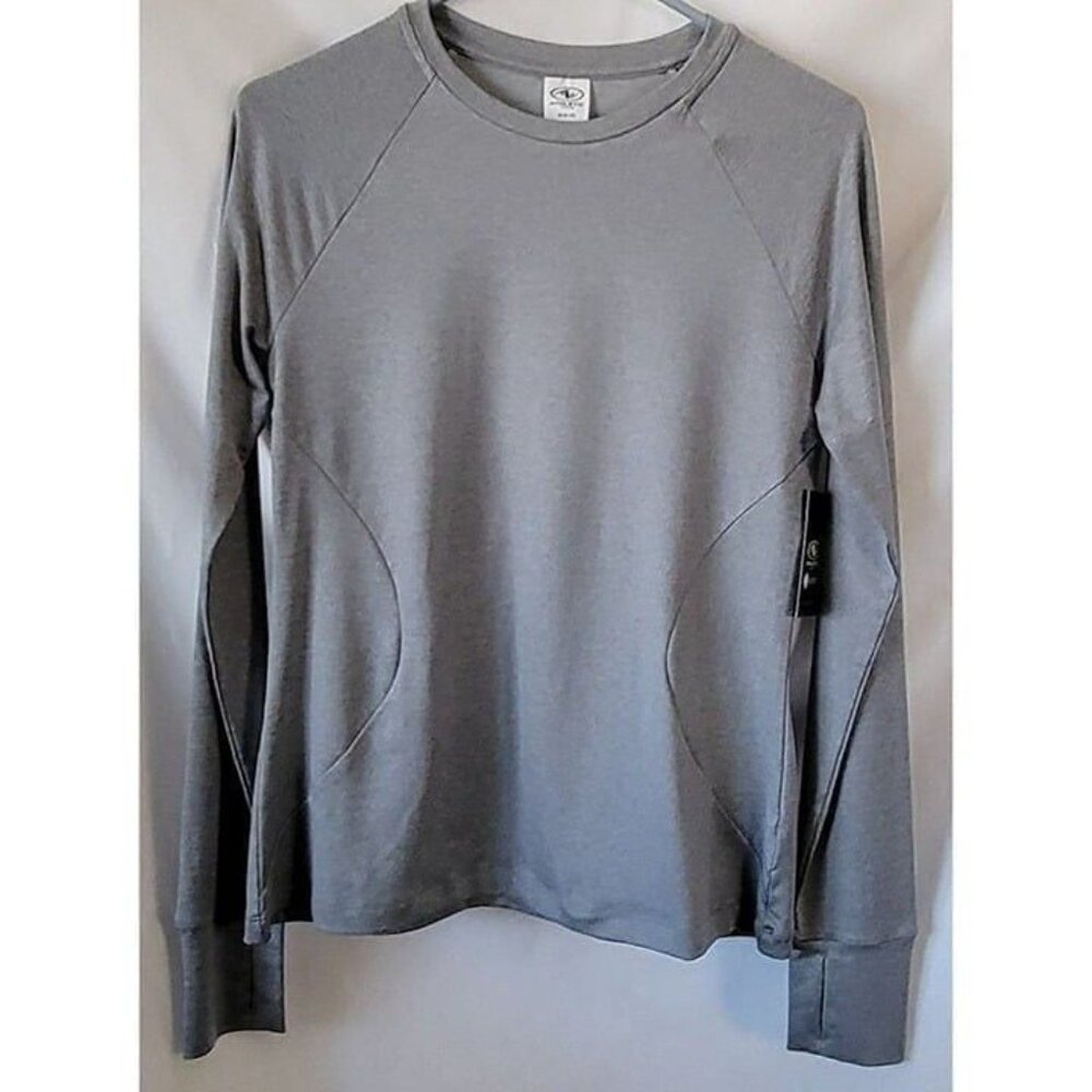 NEW Athletic Works Med. 8-10 Gray Activewear Performance Tee DriWorks NWT
